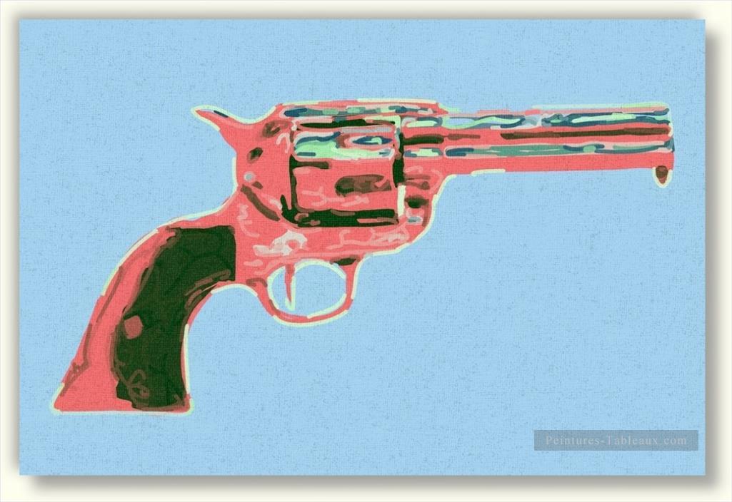 Pistolet 4 Andy Warhol Peintures à l'huile